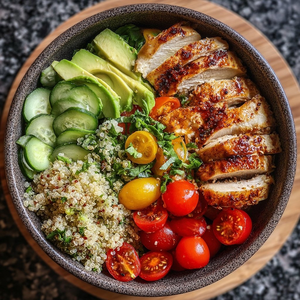 Healthy Quinoa Chicken Bowl