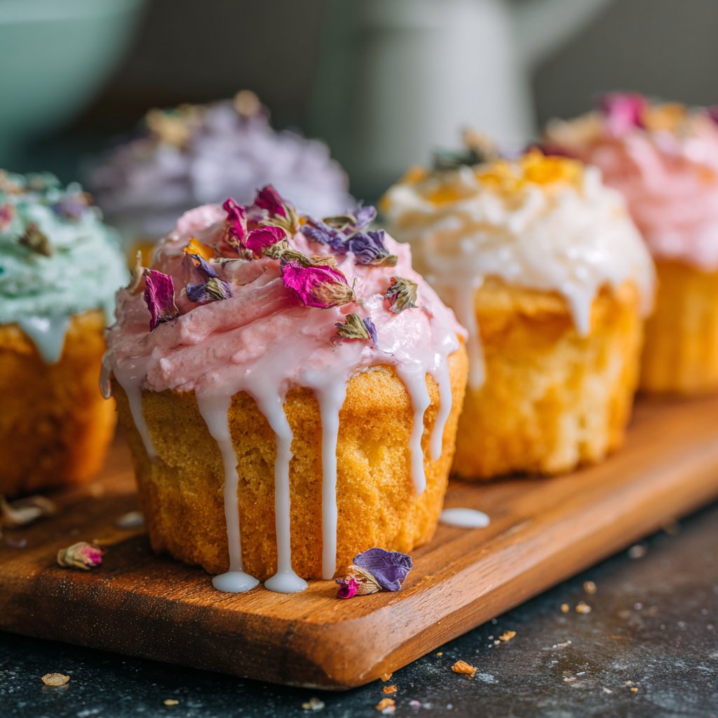 Petal-Powered Cupcake Joys
