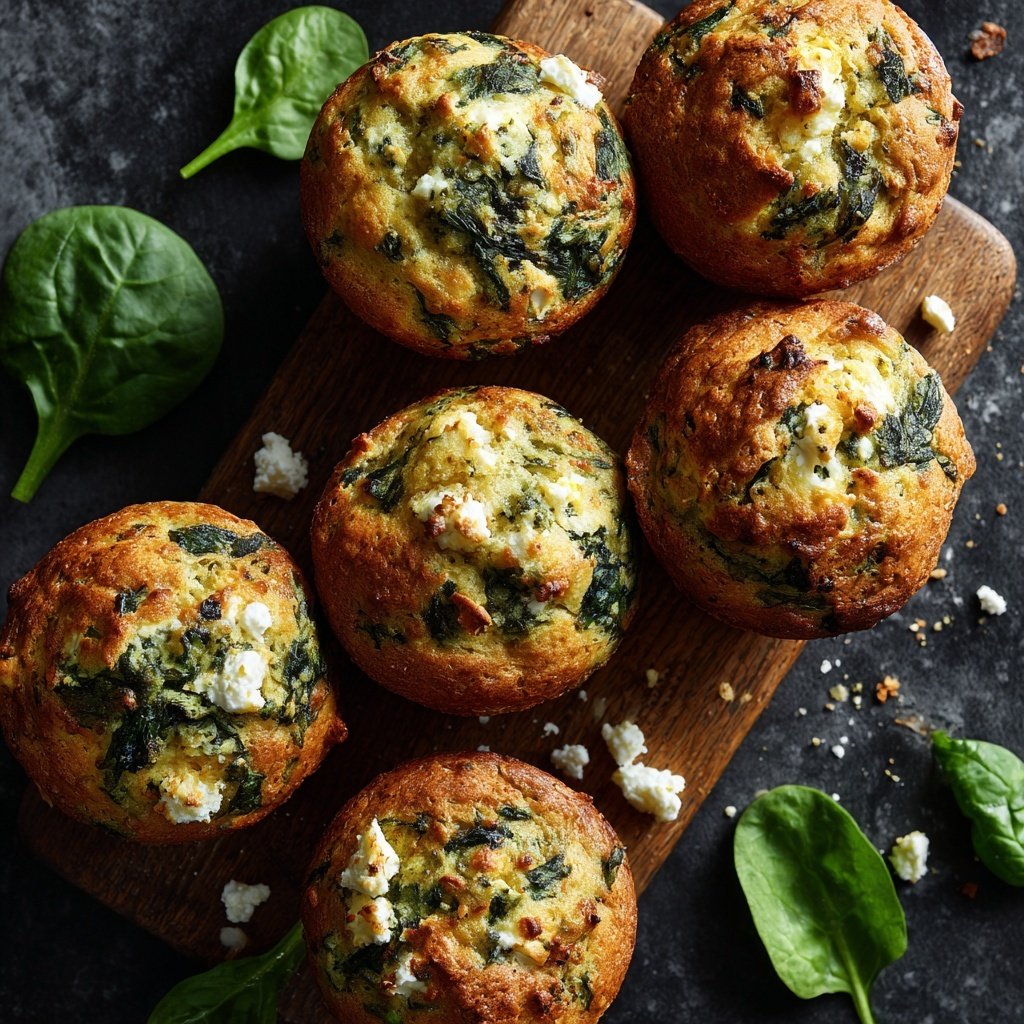 Savory Spinach and Feta Muffins