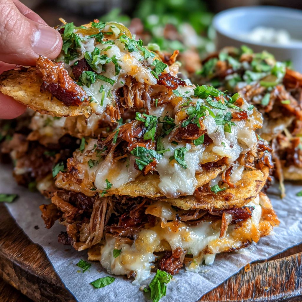 Pulled Pork & Plantain Nachos