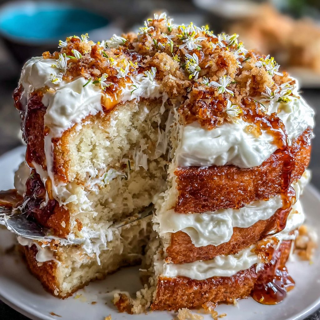 Elderflower Citrus Spring Cake