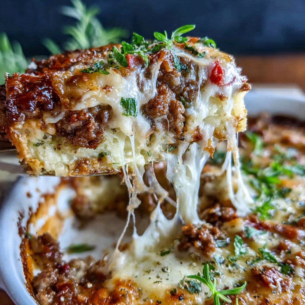 Italian Seasoned Hamburger Casserole